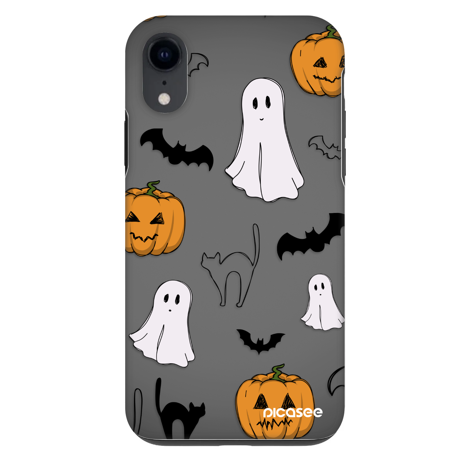 Picasee Fashion Case na Apple iPhone XR - Spooky crew