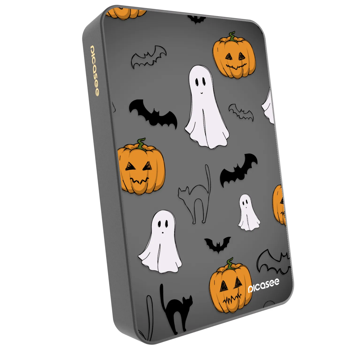 Picasee Powerbank z MagSafe 10 000 mAh Szary - Spooky crew