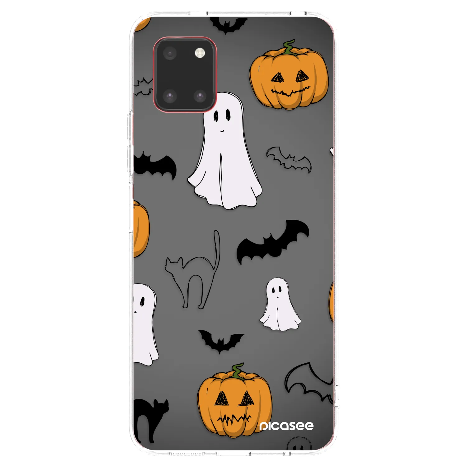 Picasee silikonowe przeźroczyste etui na Samsung Galaxy Note 10 Lite N770F - Spooky crew