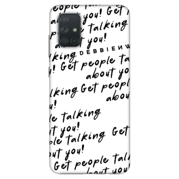 Etui na Samsung Galaxy A71 A715F - GET PEOPLE TALK ABOUT YOU