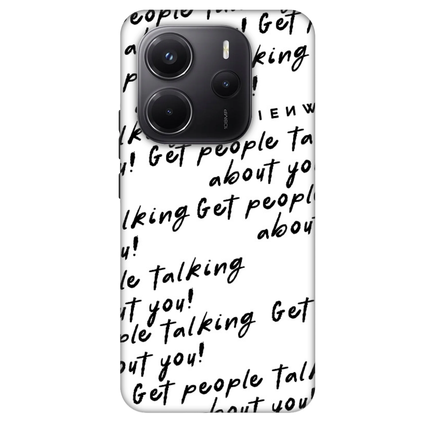 Picasee Fashion Case na Xiaomi Redmi Note 14 5G - GET PEOPLE TALK ABOUT YOU