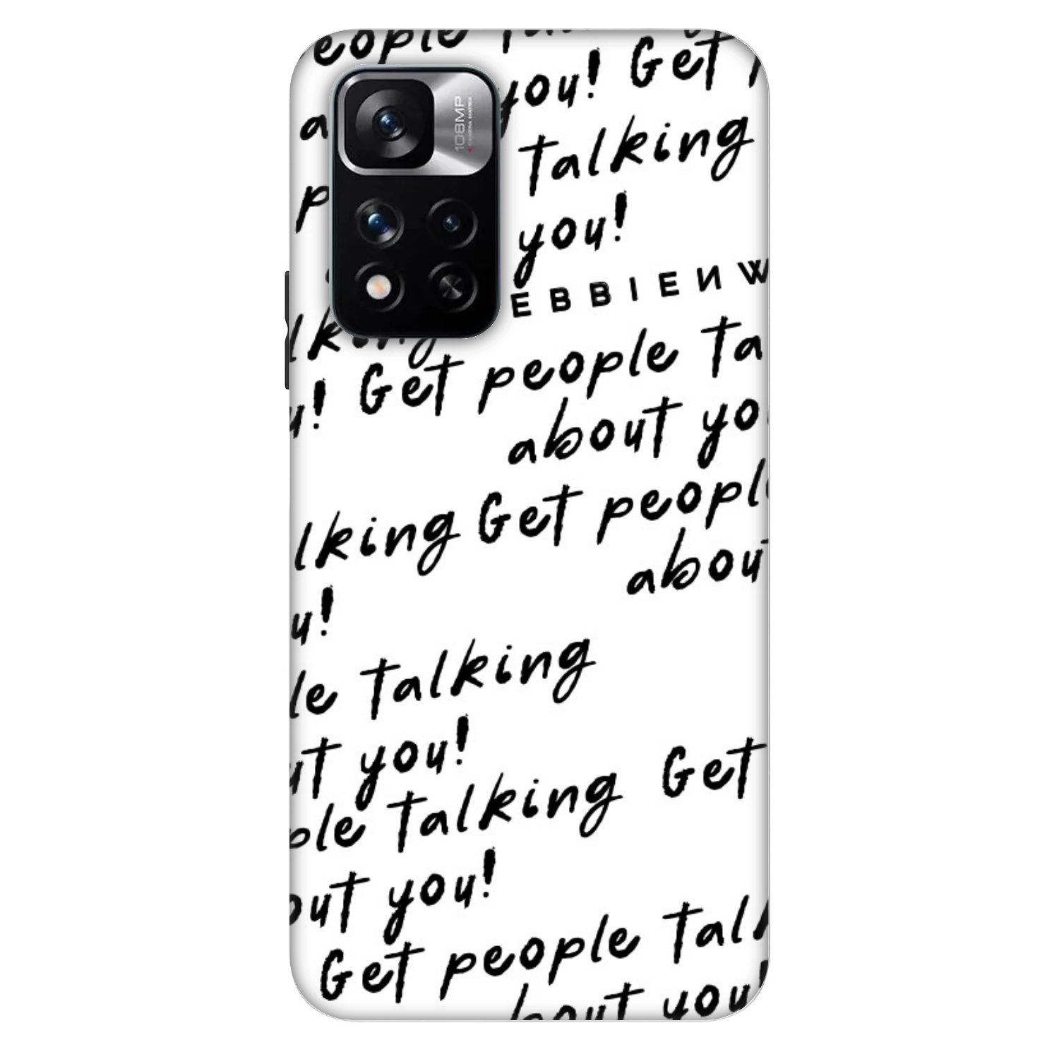 Picasee Fashion Case na Xiaomi Redmi Note 11 Pro 5G - GET PEOPLE TALK ABOUT YOU