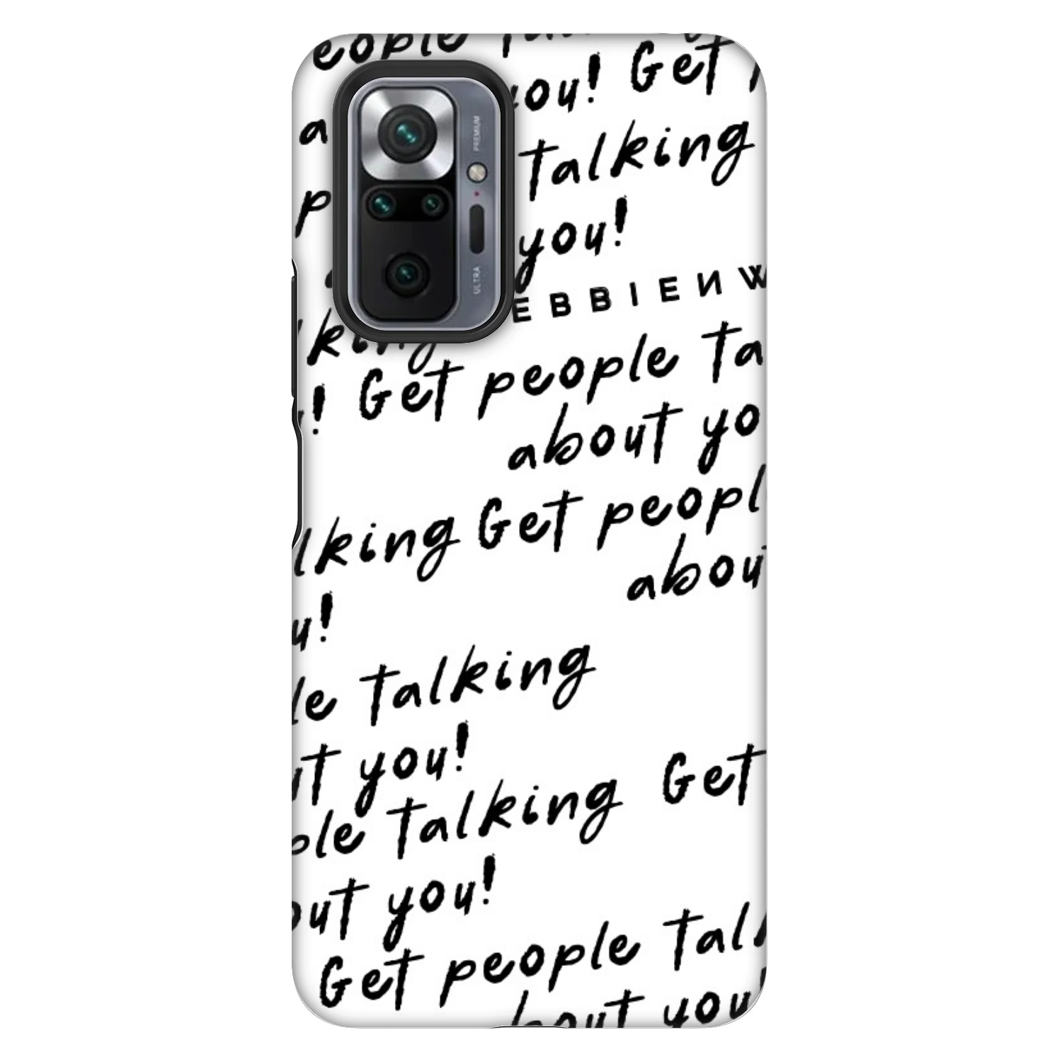 Picasee Fashion Case na Xiaomi Redmi Note 10 Pro - GET PEOPLE TALK ABOUT YOU