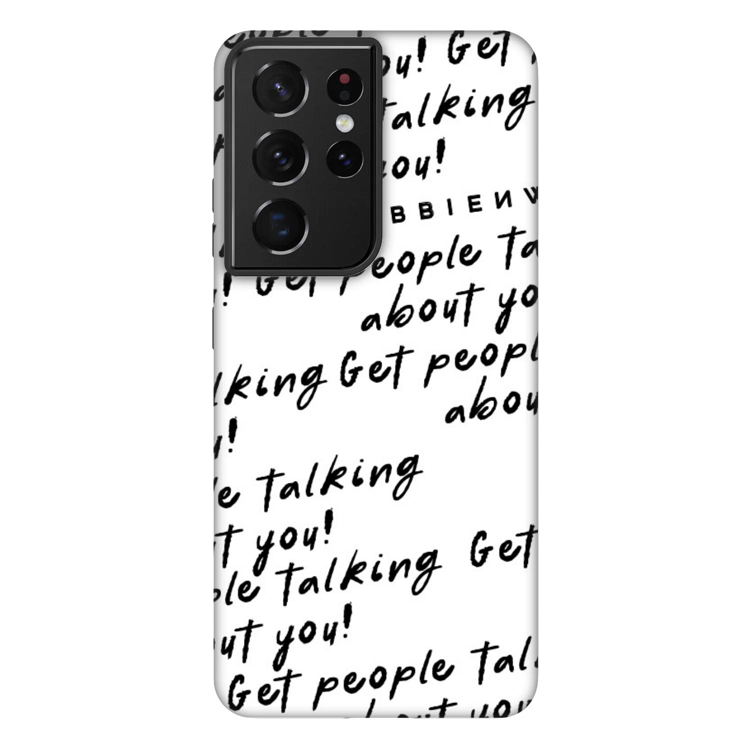 Picasee Fashion Case na Samsung Galaxy S21 Ultra 5G G998B - GET PEOPLE TALK ABOUT YOU
