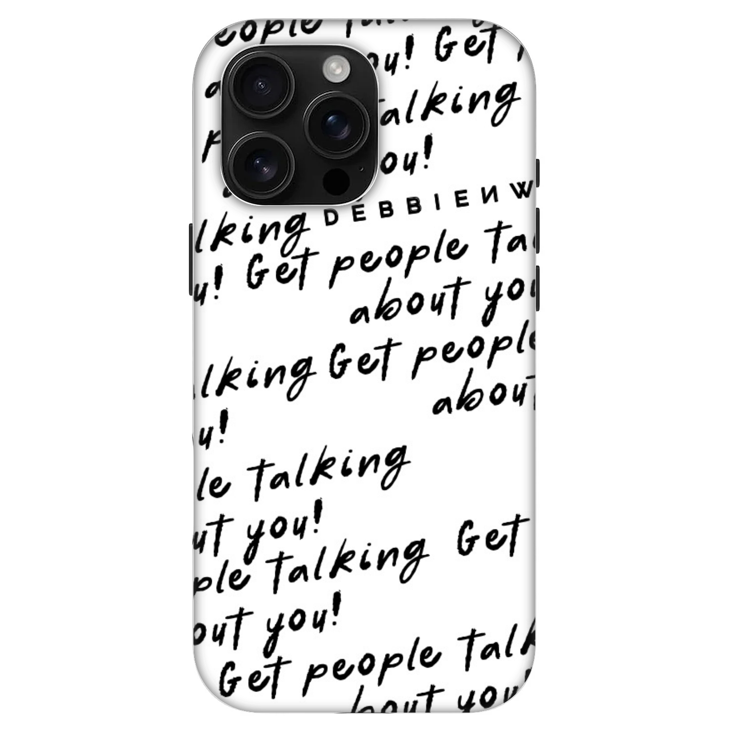 Picasee Fashion Case MagSafe na Apple iPhone 16 Pro Max - GET PEOPLE TALK ABOUT YOU