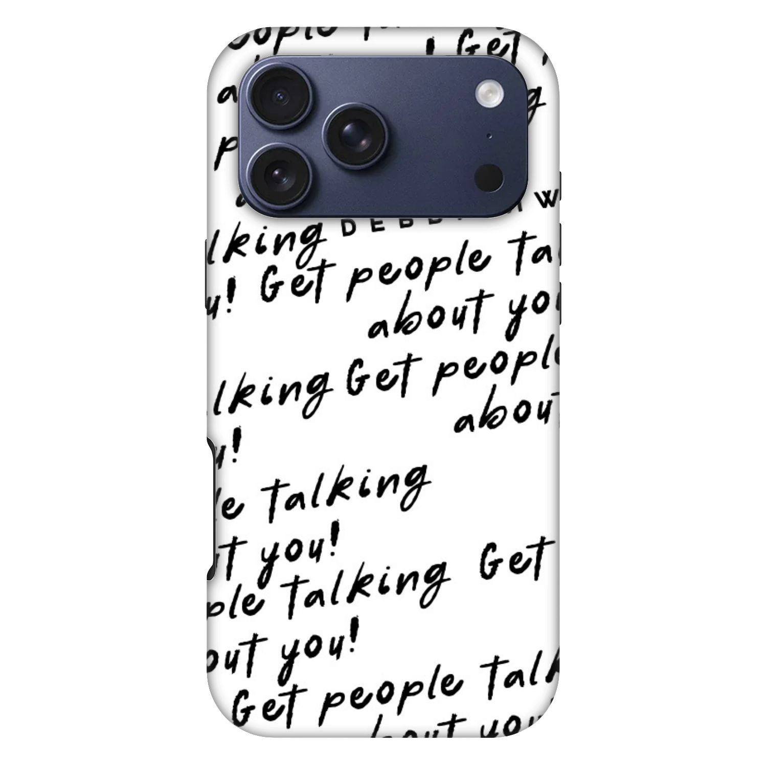 Picasee Fashion Case MagSafe na Apple iPhone 17 Pro Max - GET PEOPLE TALK ABOUT YOU