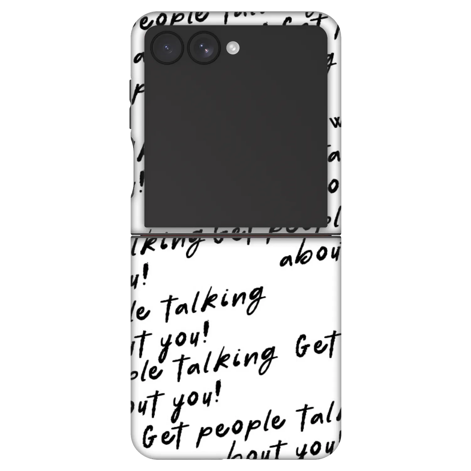 Picasee Fashion Case na Samsung Galaxy Z Flip7 5G - GET PEOPLE TALK ABOUT YOU