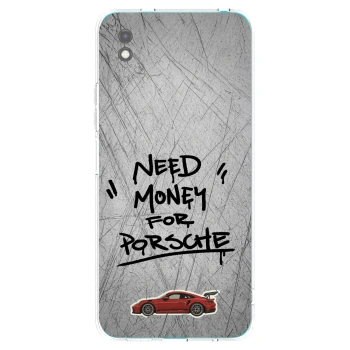 Picasee silikonowe czarne etui na Xiaomi Redmi 9A - Grey Drift