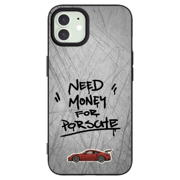Picasee silikonowe czarne etui na Apple iPhone 12 Pro - Grey Drift