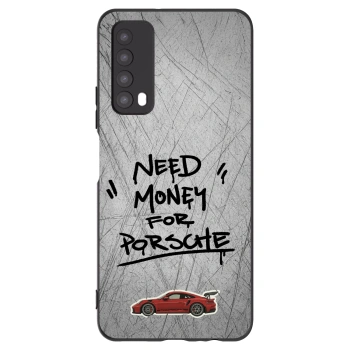 Picasee silikonowe czarne etui na Huawei P Smart 2021 - Grey Drift