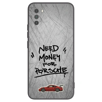 Picasee silikonowe czarne etui na Xiaomi Poco M3 - Grey Drift