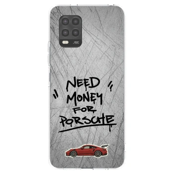 Picasee silikonowe przeźroczyste etui na Xiaomi Mi 10 Lite - Grey Drift
