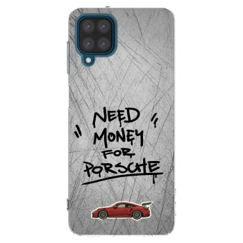 Picasee silikonowe przeźroczyste etui na Samsung Galaxy A12 A125F - Grey Drift