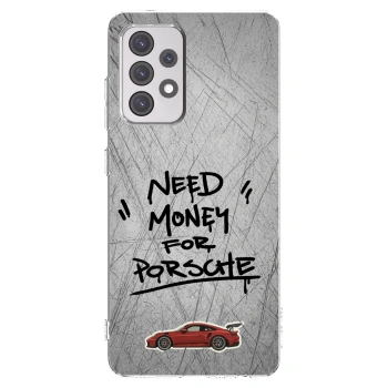 Picasee silikonowe przeźroczyste etui na Samsung Galaxy A52 5G A525F - Grey Drift