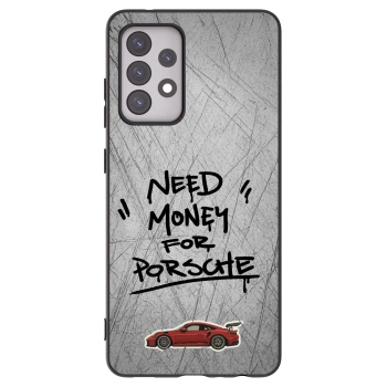 Picasee silikonowe czarne etui na Samsung Galaxy A52 5G A525F - Grey Drift