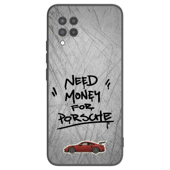 Picasee silikonowe czarne etui na Samsung Galaxy A42 A426B - Grey Drift
