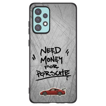 Picasee silikonowe czarne etui na Samsung Galaxy A72 A725F - Grey Drift