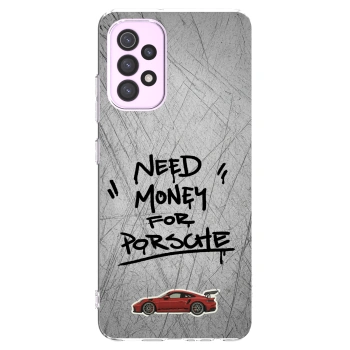 Picasee silikonowe przeźroczyste etui na Samsung Galaxy A32 5G A326B - Grey Drift