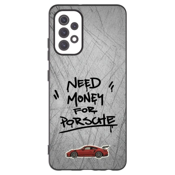 Picasee silikonowe czarne etui na Samsung Galaxy A32 5G A326B - Grey Drift