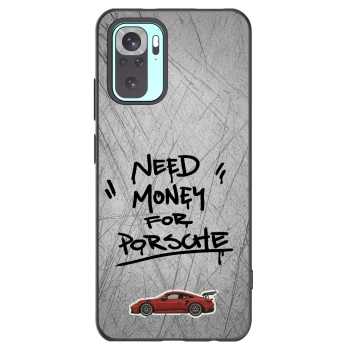 Picasee silikonowe czarne etui na Xiaomi Redmi Note 10 Pro - Grey Drift