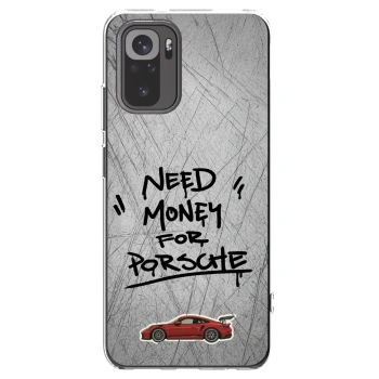 Picasee silikonowe przeźroczyste etui na Xiaomi Redmi Note 10S - Grey Drift