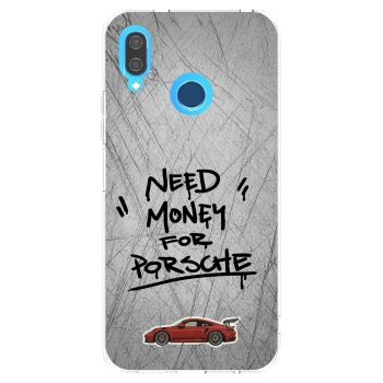 Picasee silikonowe przeźroczyste etui na Huawei P20 Lite - Grey Drift