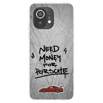 Picasee silikonowe przeźroczyste etui na Xiaomi Mi 11 - Grey Drift
