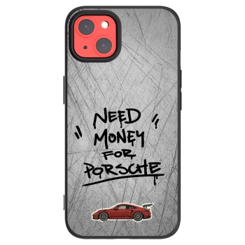 Picasee silikonowe czarne etui na Apple iPhone 13 - Grey Drift