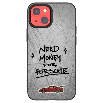 Picasee silikonowe czarne etui na Apple iPhone 13 mini - Grey Drift