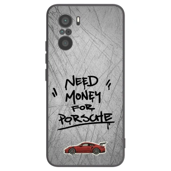 Picasee silikonowe czarne etui na Xiaomi Poco F3 - Grey Drift