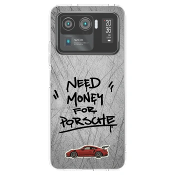 Picasee silikonowe przeźroczyste etui na Xiaomi Mi 11 Ultra - Grey Drift