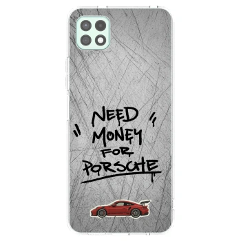 Picasee silikonowe przeźroczyste etui na Samsung Galaxy A22 A226B 5G - Grey Drift