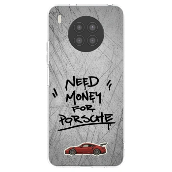 Picasee silikonowe przeźroczyste etui na Huawei Nova 8i - Grey Drift