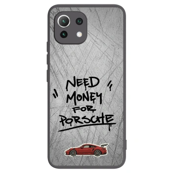 Picasee silikonowe czarne etui na Xiaomi 11 Lite 5G NE - Grey Drift