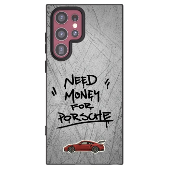 Picasee silikonowe czarne etui na Samsung Galaxy S22 Ultra 5G - Grey Drift