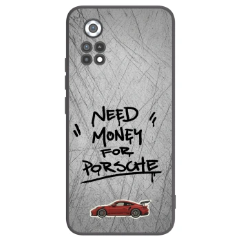 Picasee silikonowe czarne etui na Xiaomi Poco X4 Pro 5G - Grey Drift