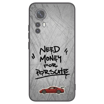 Picasee silikonowe czarne etui na Xiaomi 12 - Grey Drift