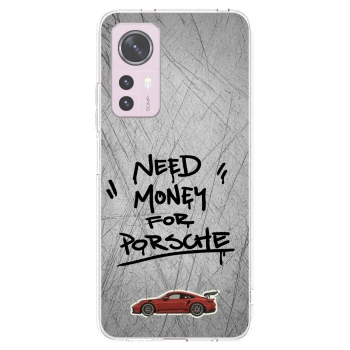 Picasee silikonowe przeźroczyste etui na Xiaomi 12 - Grey Drift