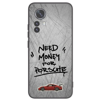 Picasee silikonowe czarne etui na Xiaomi 12 Pro - Grey Drift