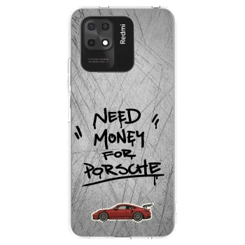 Picasee silikonowe przeźroczyste etui na Xiaomi Redmi 10C - Grey Drift