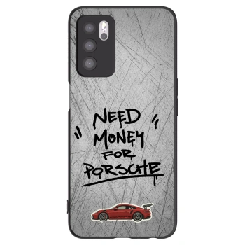 Picasee silikonowe czarne etui na OPPO A16s - Grey Drift