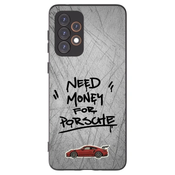 Picasee silikonowe czarne etui na Samsung Galaxy A33 5G A336 - Grey Drift