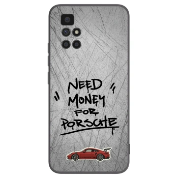 Picasee silikonowe czarne etui na Xiaomi Redmi 10 (2022) - Grey Drift