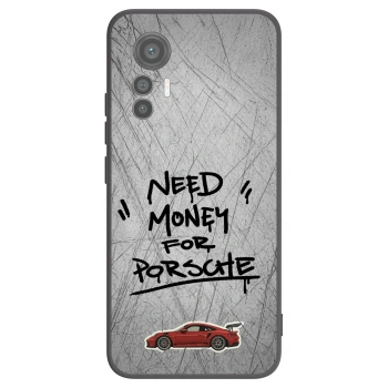 Picasee silikonowe czarne etui na Xiaomi 12 Lite - Grey Drift