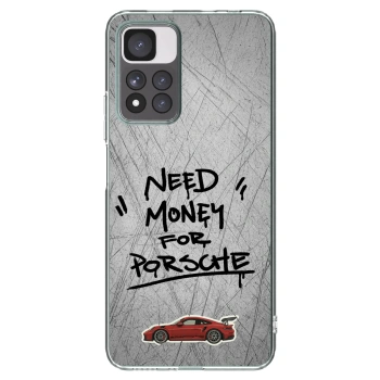 Picasee silikonowe przeźroczyste etui na Xiaomi Redmi Note 11 Pro+ 5G - Grey Drift