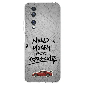 Picasee silikonowe przeźroczyste etui na Honor 70 - Grey Drift