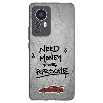 Picasee silikonowe czarne etui na Xiaomi 12T Pro - Grey Drift