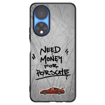 Picasee silikonowe czarne etui na Honor X7 - Grey Drift