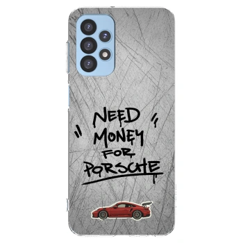 Picasee silikonowe przeźroczyste etui na Samsung Galaxy A23 A235F 4G - Grey Drift