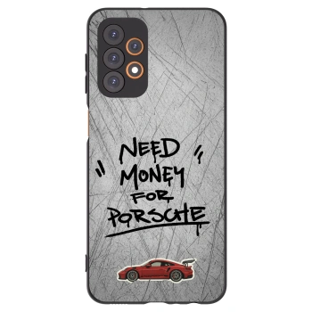 Picasee silikonowe czarne etui na Samsung Galaxy A23 A236B 5G - Grey Drift